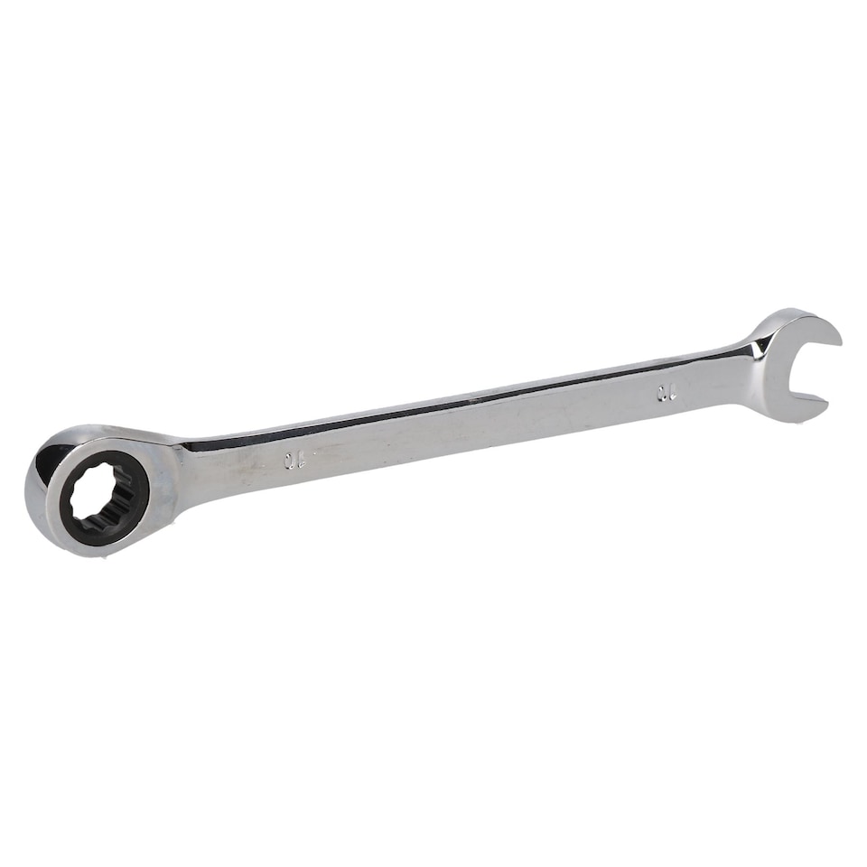 image 1 of 10mm +13mm Metric Ratchet Combination Spanner Wrench Reversible 72 Teeth