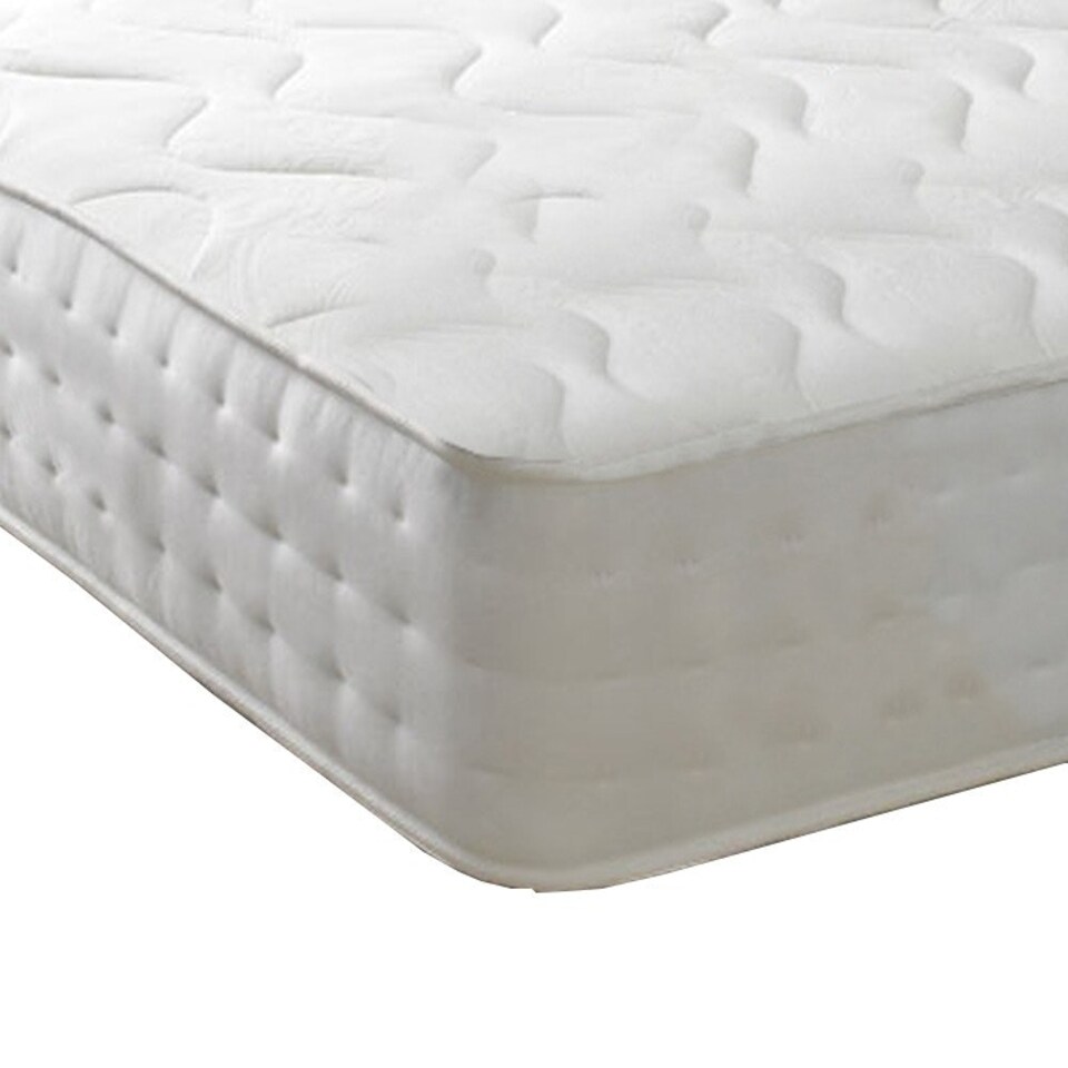 image 1 of Sleep-Fusion Hybrid Mattress - 20cm Deep, Plush Feel, Cooltouch+ Breathable White | Small Double