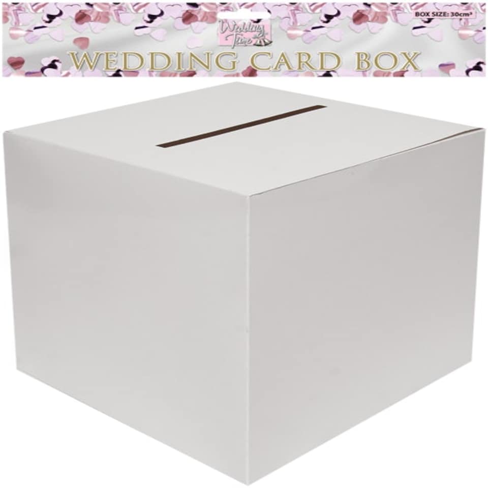 image 1 of White Wedding Card Boxes 30cms x 30cms x 30cms