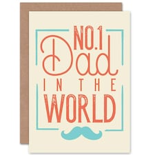 Moustache Funny Father Dad Father's Day Card
