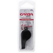 Carta Sport Vision Plastic Sports Whistle - Black - L