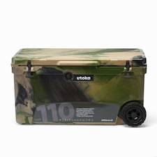 Utoka Tow 110 Camo Hard Cooler Cool Box Green