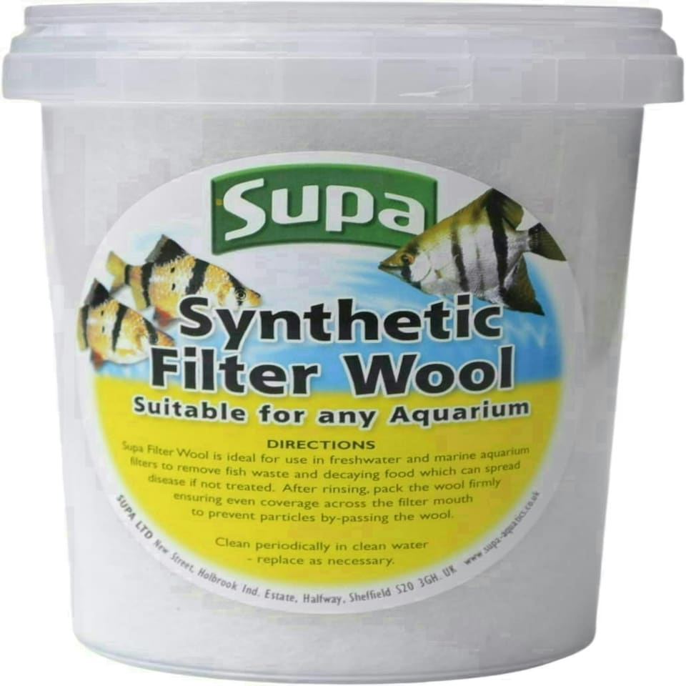 image 1 of Supa Aquarium Filter Wool 500ml, Pack of 6