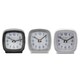 image 5 of Hometime Cushion Shape Alarm Clock Sweep/Cres Silver Silver