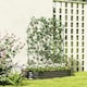 image 2 of Outsunny Set of 2 Metal Garden Trellis, Decorative Trellis Panels