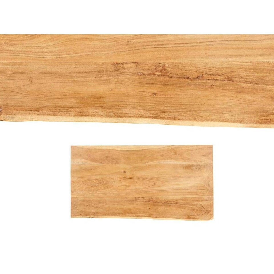 image 1 of Side table Live Edge 120 x 60 x 46 cm Brown Black Acacia N/A