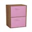 Teak & Light Pink