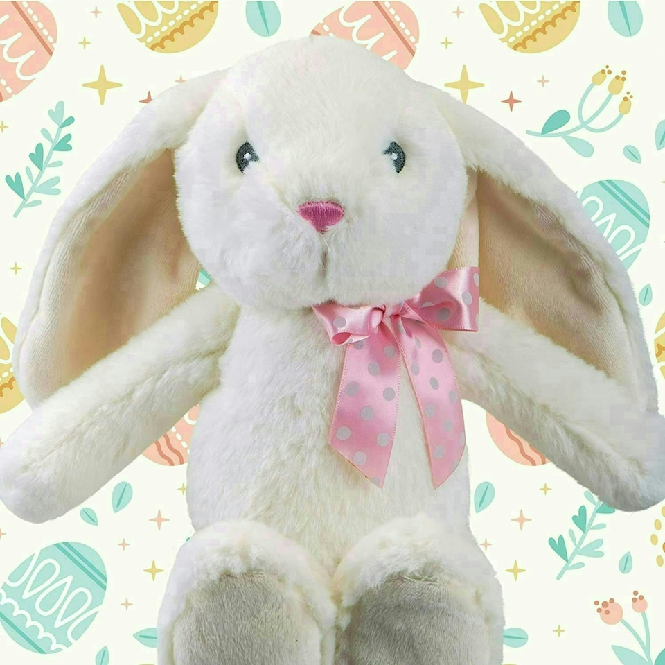 image 1 of Sitting Floppy Pippin Rabbit Cream Colour 23cm