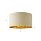 image 7 of ValueLights Extra Large Beige And Gold Ceiling Pendant Light Shade