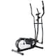 image 1 of HOMCOM Elliptical Cross Trainer with Adjustable Resistance, LCD Monitor, Wheels