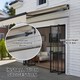 image 6 of Outsunny 3.5 x 3(m) Electric Retractable Awning w/ Aluminium Frame Beige 