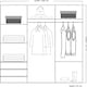 image 3 of Expansive 250cm 3-Door Sliding Mirrored Wardrobe with Integrated Drawers | White, Black, Grey Finish Grey | Grey250cm