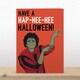 image 2 of Have A Hap-hee-hee Halloween - Funny Michael Jackson Halloween Card