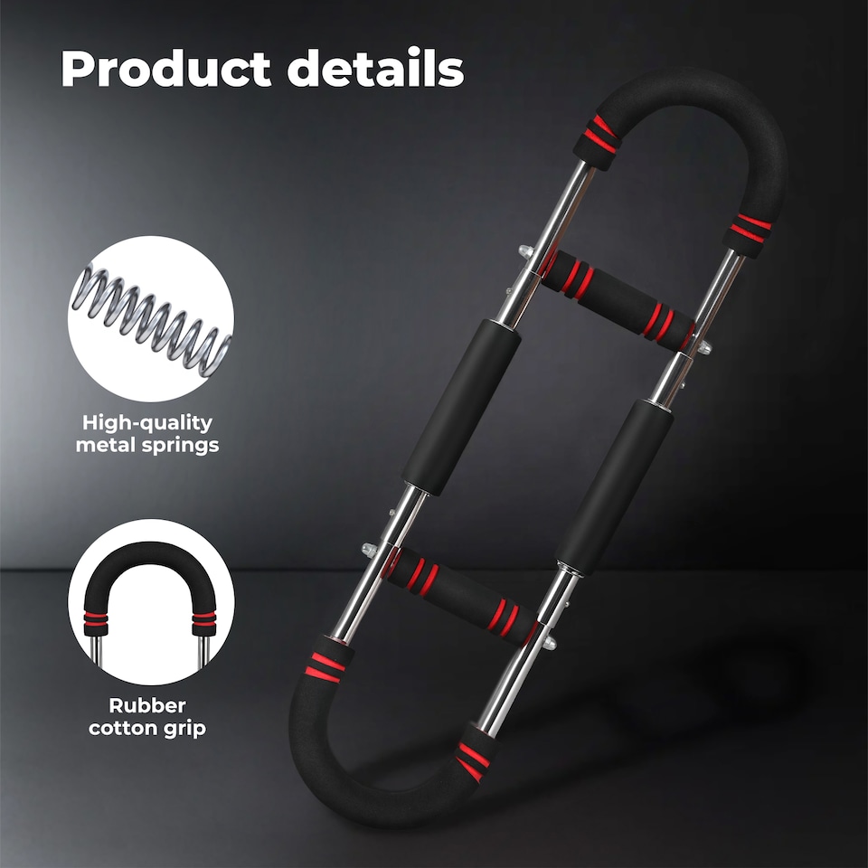 image 1 of Centra Shaker Twister Arm Trainer Chest Expander Bar Arm Exerciser Adjustable