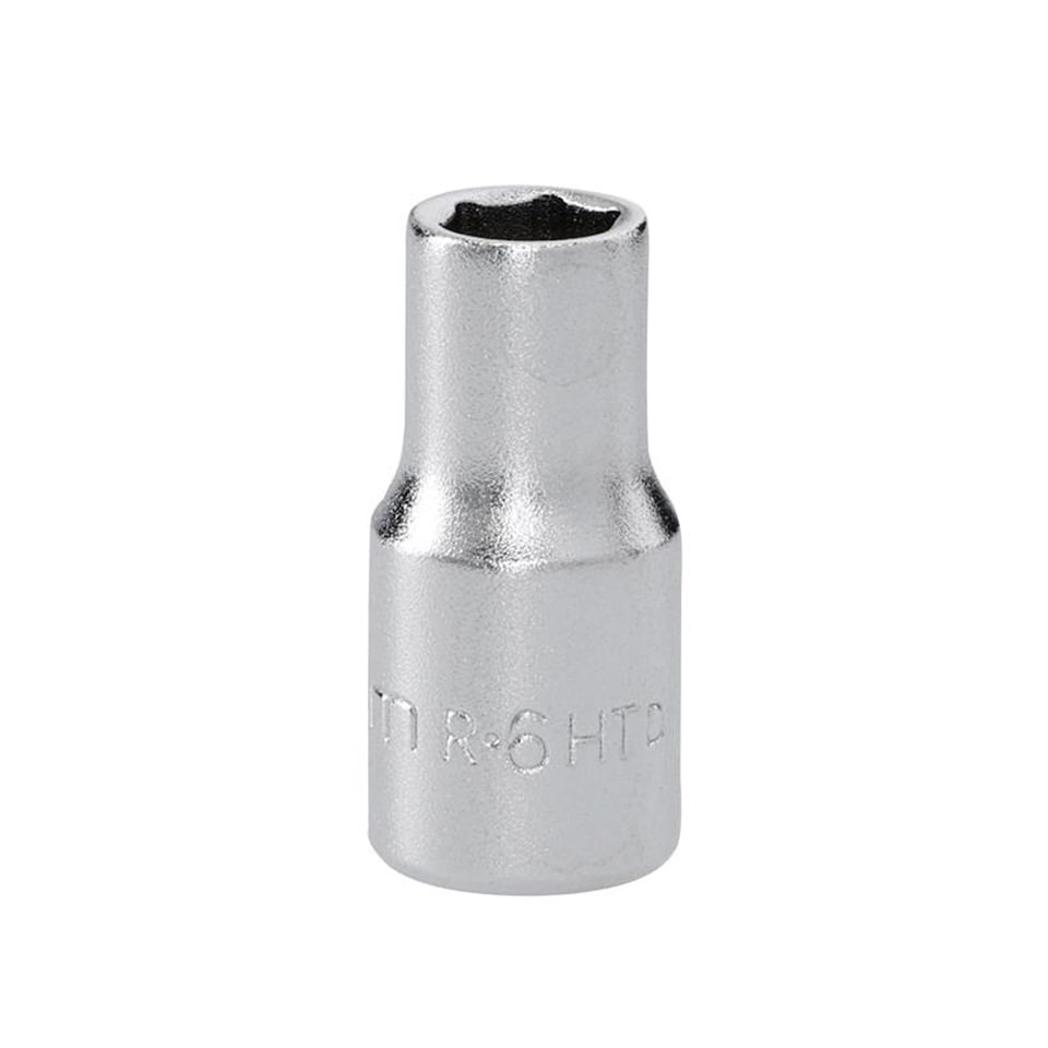 image 1 of Facom R.6HT 6mm 6-Point Standard Socket 1/4in Drive - Chrome Vanadium Satin Finish