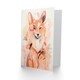 image 2 of Floral Spirit Fox Animal Boho Calm Pastel Birthday Card