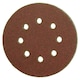 image 3 of 125mm 5" Hook And Loop Sanding Sander Abrasive DA Discs Medium 80 Grit 25pc