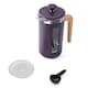 image 2 of La Cafetiere Pisa 8 Cup Cafetiere Purple with Wood Handle