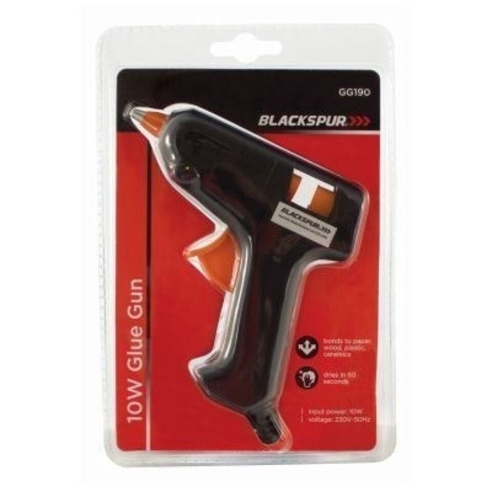 Blackspur Electric Glue Gun - 10W - Black