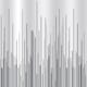 image 1 of Showerdrape City White & Grey Shower Curtain | Grey | Charcoal | 1