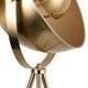 image 4 of First Choice Lighting Pair of Retro Satin Brass Tripod Table Lamps Bronze | Gold