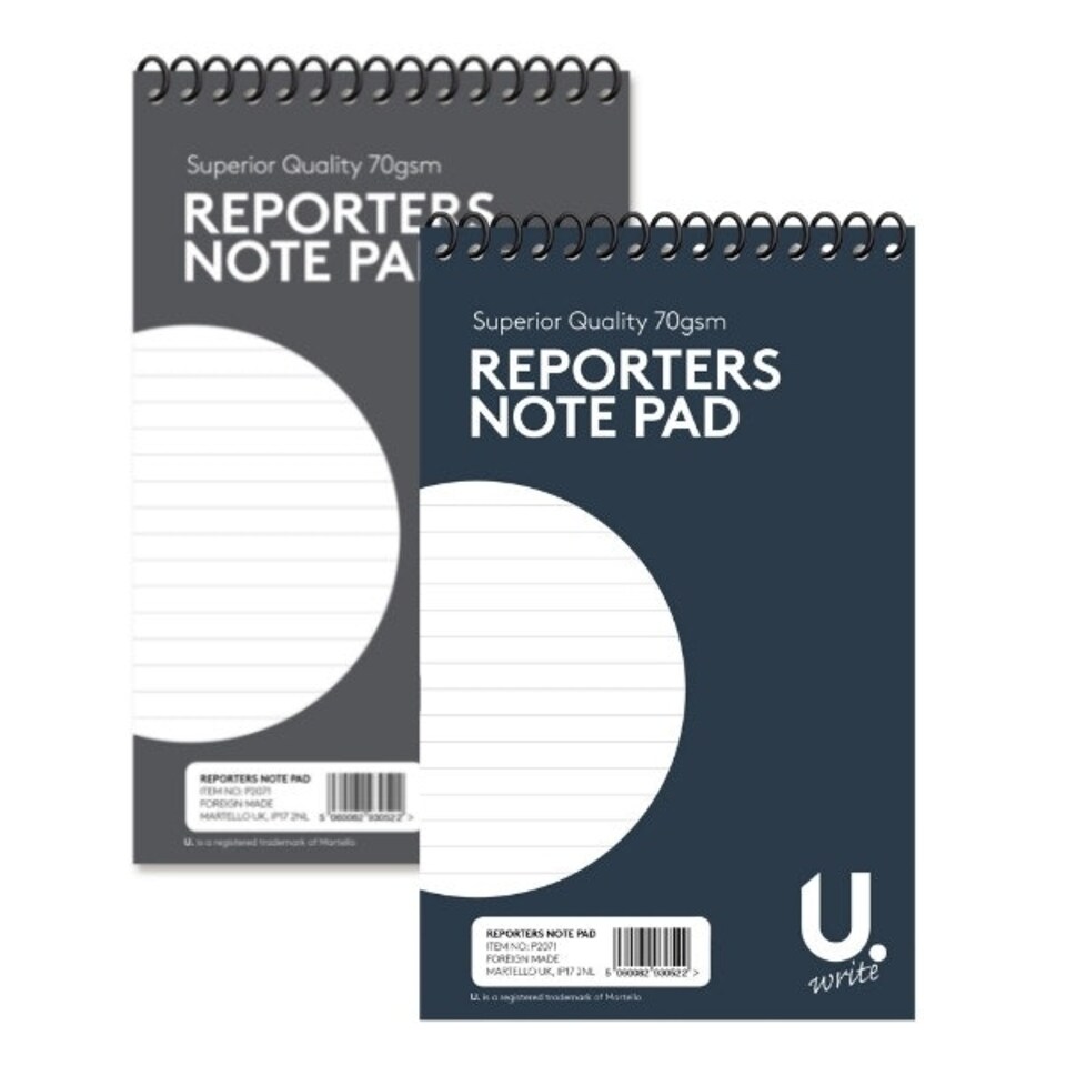 image 1 of Single 5"x8" 72 Sheets Reporters Note Pad