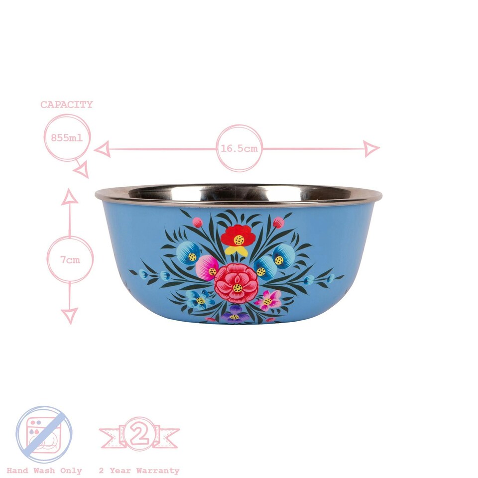image 1 of BillyCan 3pc Picnic Bowl Set - Ocean Pansy