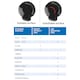 image 3 of Showerdrape Suctionloc Black Suction Wall Mounted Toilet Roll Holder with Mounting Disc | Black | 1