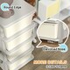 image 5 of HOMCOM Kids Storage Units with Drawers 3 Tier Chest Dresser Tower Cream | 37 x 37 x 76 cm