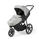 image 2 of Venus Max Jogger i-Size Travel System – from Birth to 22kg, All-Terrain Pushchair, Stratus Car Seat, ISOFIX Base, UPF 50+ Hood, Footwarmer, Raincover (Grey)