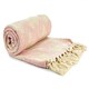 image 2 of Love Collection Recycled Cotton Throw in Pink Pink | Pink