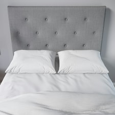 Winter Duvet 13.5 Tog + 2 Pillow Bundle Polycotton And Hollowfibre Filling Double White
