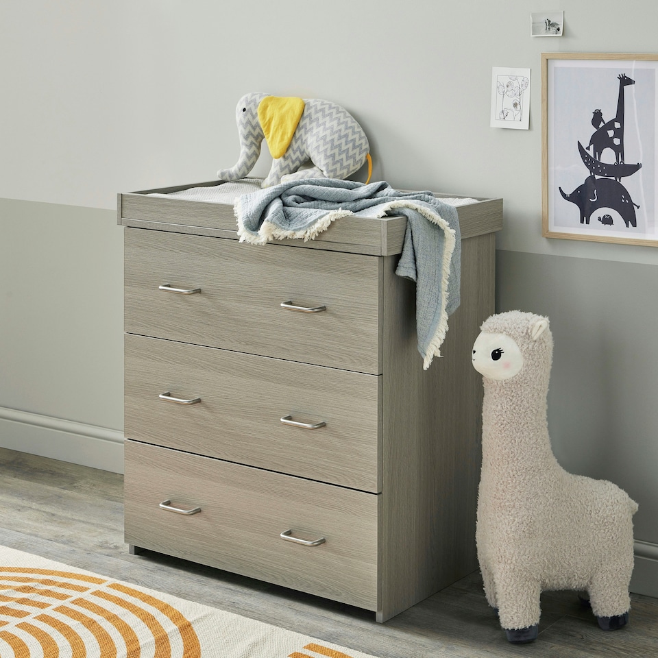 image 1 of Babymore Caro Chest Changer - Grey Wash
