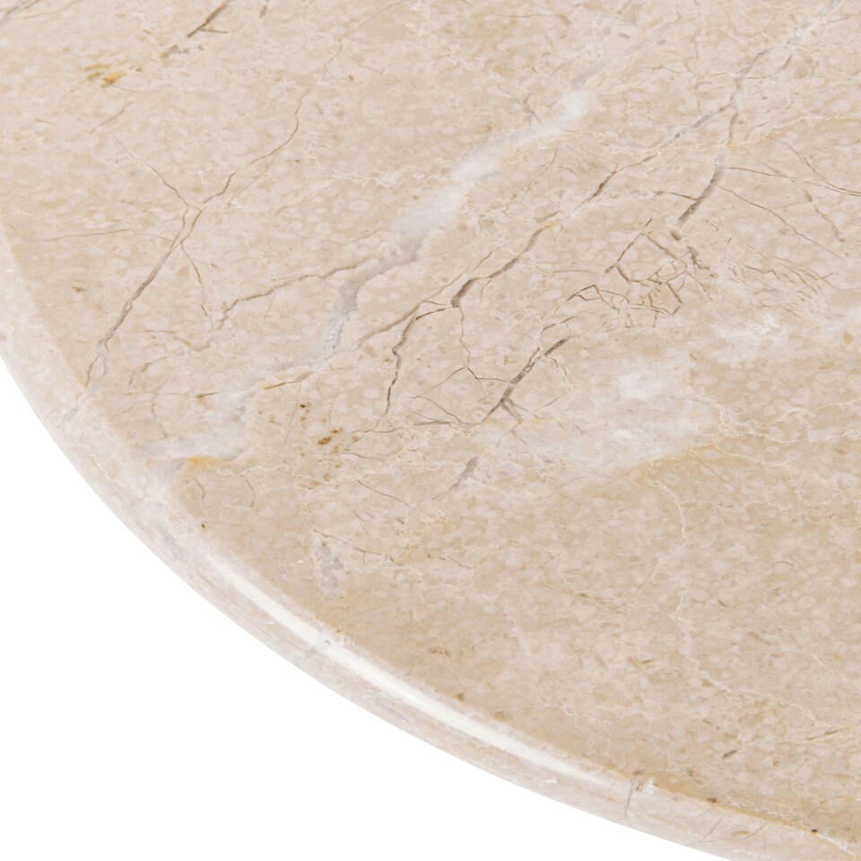 image 1 of Himaya Champagne Marble Cake Stand Cream