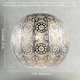 image 7 of Spherical Vintage Moroccan Pendant Lamp Shade in Shiny Silver Metal | Silver | Silver | 1