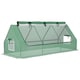image 1 of Outsunny Portable Small Polytunnel with Mesh Windows, 240x90x90cm