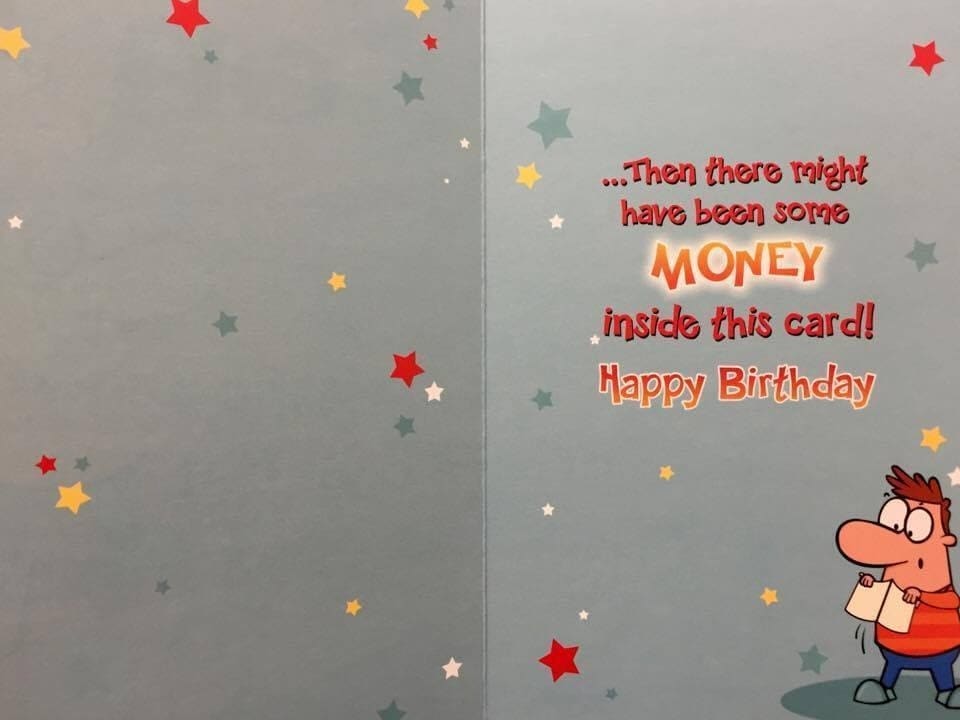 image 1 of SON - FANTASTIC & THOUGHTFUL WITTY WORDS HUMOUR COLOURFULL BIRTHDAY CARD
