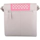 image 2 of Leather Magnetic Fastening Adjustable Strap Cross Body Shoulder Bag White | Ivory