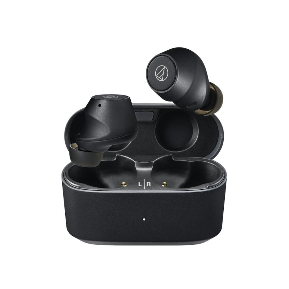 image 1 of Audio-Technica ATH-CKS30TW+ Wireless Earbuds Black