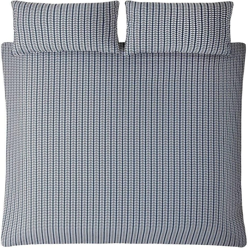 image 1 of Tiny Stem Duvet Cover Bedding - Super King - Blue