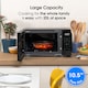 image 4 of Abode AMT2012B 20L Touch Control Digital Microwave in Black