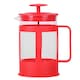 image 1 of Cafetiere Filter Coffee Tea Pot Press Brewer Maker Glass Plunger Home Kit 800ml | Red | Red