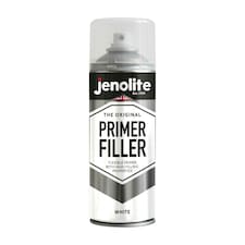 Jenolite Primer Filler Paint - White - 400ml Spray Can