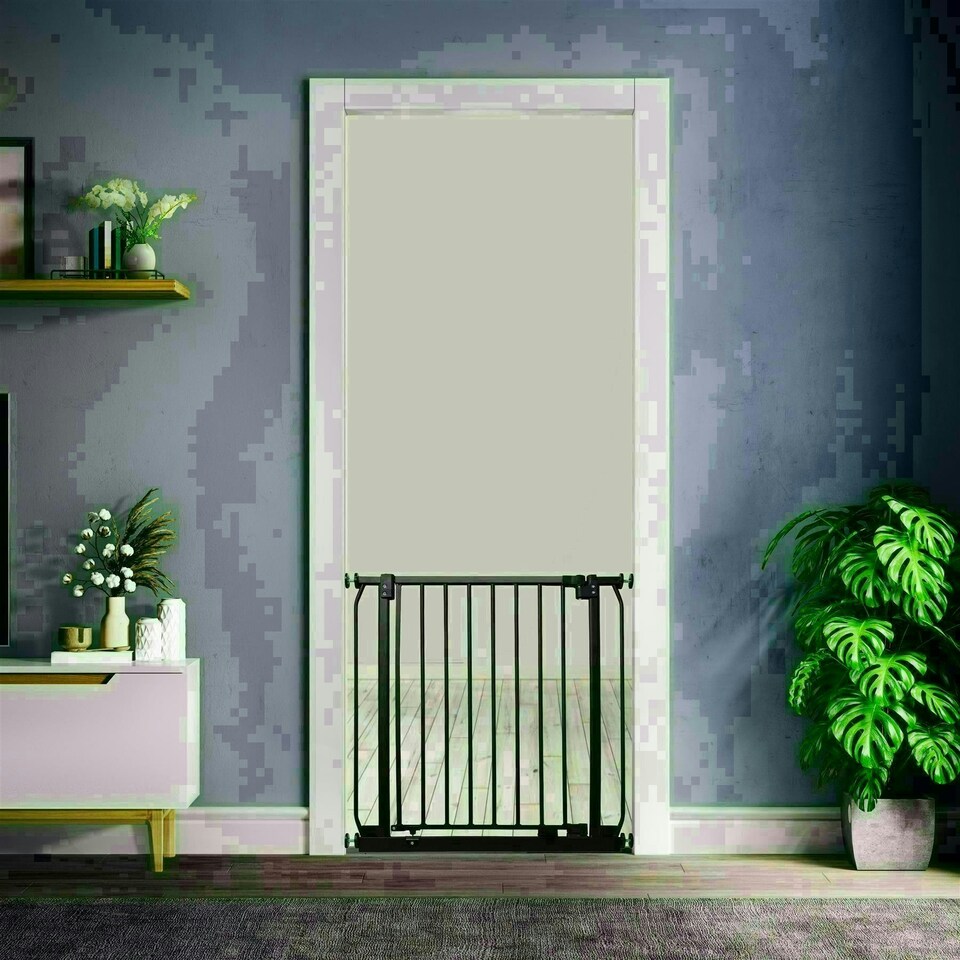 image 1 of Bettacare Elite Pressure Dog Gate, 71cm - 80cm, Matt Black, Pressure Fit Pet Gate for Dog and Puppy