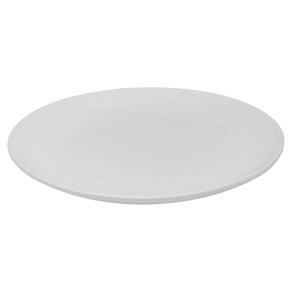 image 1 of Coloured Stone Ceramic Dinnerware Crockery Plates Bowls Dining Set | White | 16 Pcs White | 16