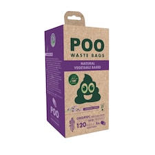 M-Pets Lavender Dog Poop Bags (Pack of 120) | Purple | Purple | Medium | 1