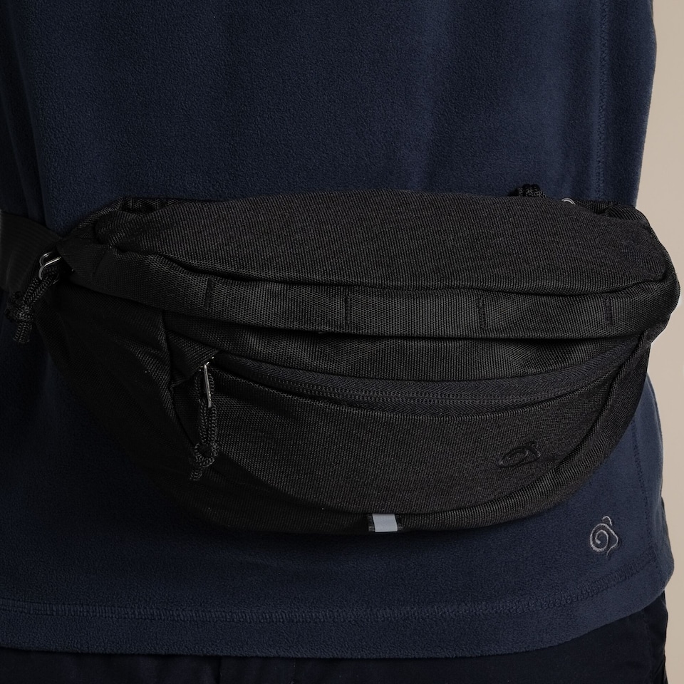 image 1 of Craghoppers Expert Kiwi Waist Bag | Black | Black | One Size | 1