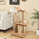 image 8 of COSTWAY Cat Tree 112cm Modern Kitty Tower w/Padded Perch