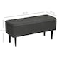 image 7 of HOMCOM 15" Ottoman Storage Box with 57L Storage Capacity, Dark Grey | Grey