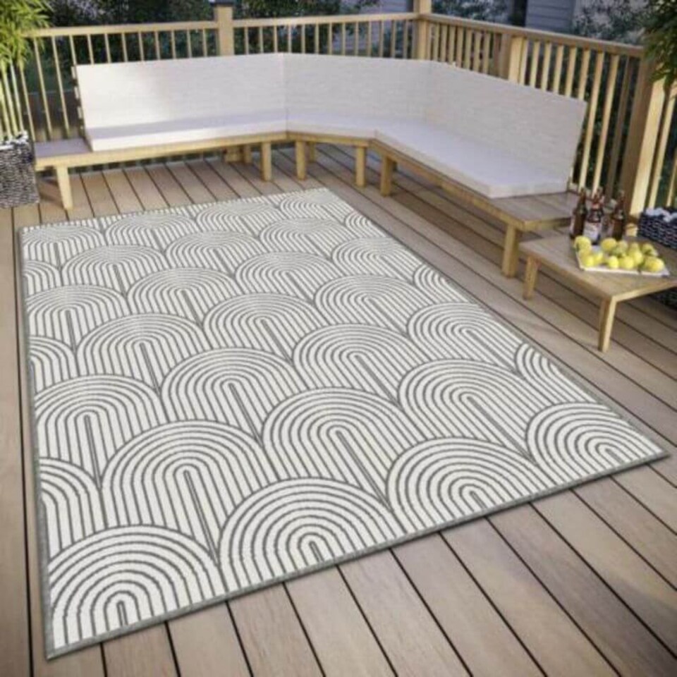 image 1 of The Rugs Flatweave Indoor Outdoor Reversible Rug Pangli Durable Polypropylene